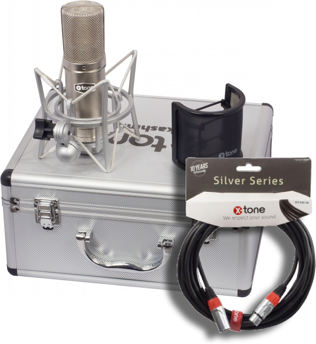 X-tone Kashmir + Cable Xlr Xlr 6m Offert - Microfoon set met statief - Main picture