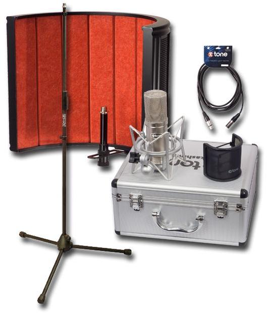 Microfoon set met statief X-tone Kashmir Pack Studio
