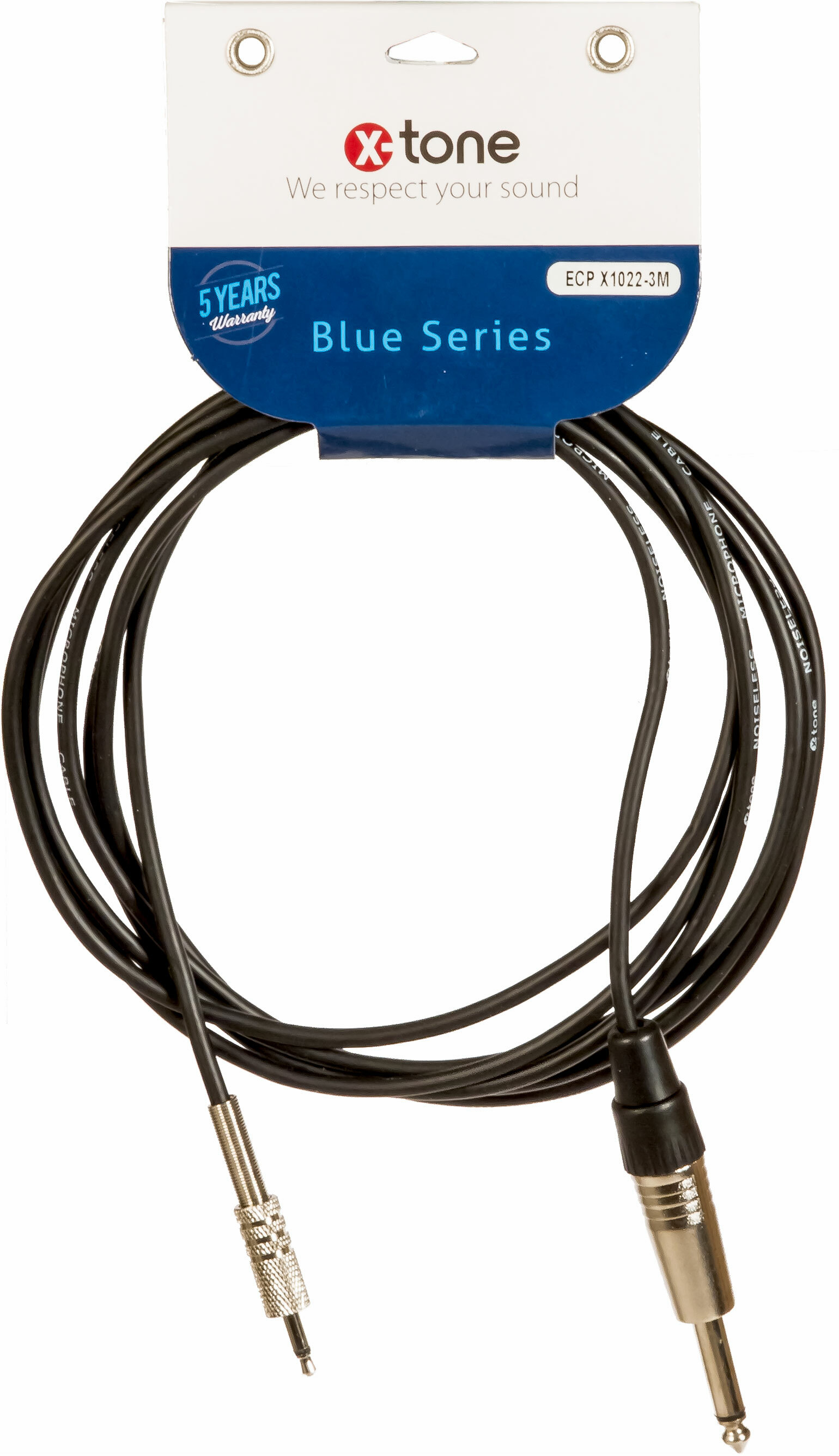 X-tone Mini Jack / Jack 3m Blue Series (x1022-3m) - Kabel - Main picture