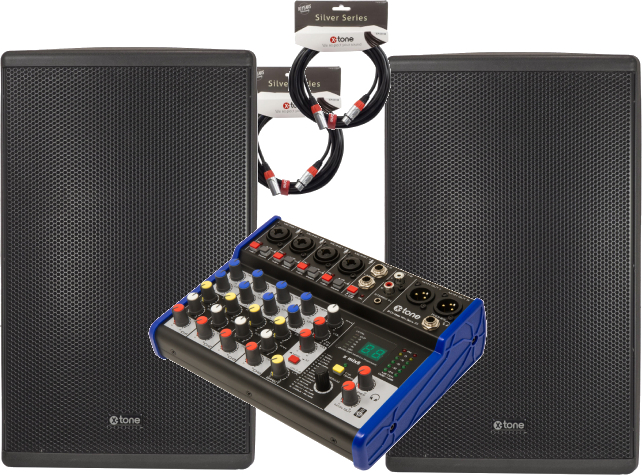X-tone Pack Sono 600 Watts 8 Canaux - Pa systeem set - Main picture