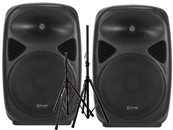 Pa systeem set X-tone 2 x Sma-12 + XH 6310
