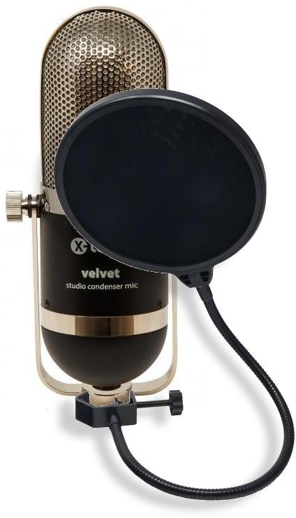 Microfoon set met statief X-tone Velvet + XM 5200 Filtre Anti Pop