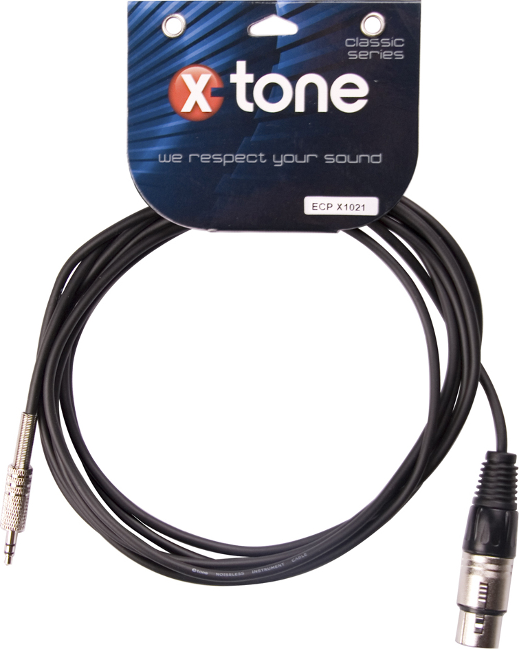 X-tone X1021 Jack Stereo 3.5 Xlr Femelle 3m - Kabel - Main picture