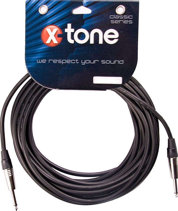 X-tone X1033 Speaker Cable Hp Classic Diametre 6mm Jacks Droits 3.2ft . 1m - Kabel - Main picture