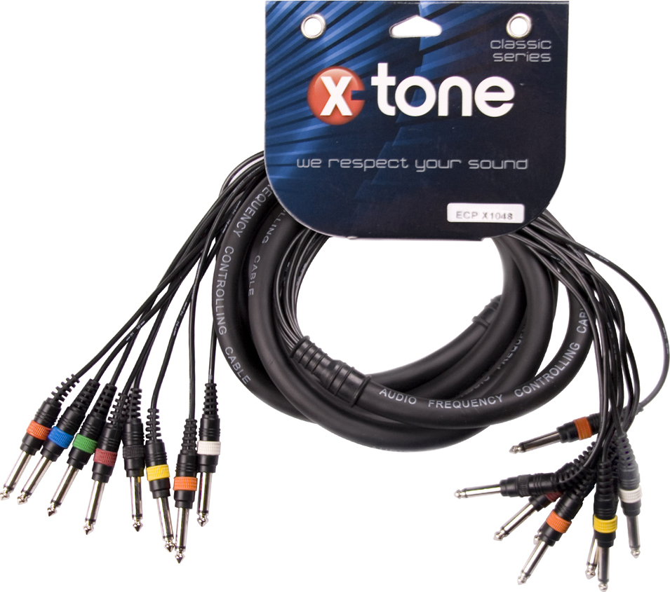X-tone X1048 Octopaire Jack Mono Jack Mono 3m - Multi-paar kabel - Main picture
