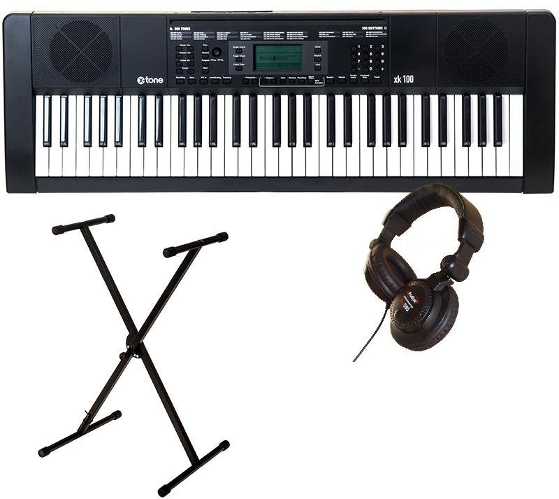 Toetsenbord set X-tone XK100 + casque pro 580 + stand X