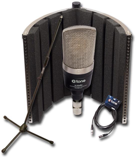 Microfoon set met statief X-tone Pack Micro XS Studio