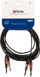 Kabel X-tone X1017-6M - 2 Jack(M) 6,35 mono / 2 Jack(M) 6,35 mono