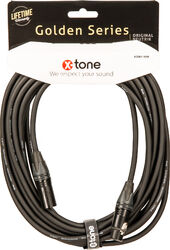 X3001-10M - XLR(M) / XLR(F) Golden Series