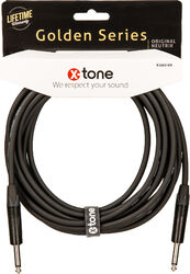 Kabel X-tone X3002-6M Instrument Cable Right/Right 6m Golden Series