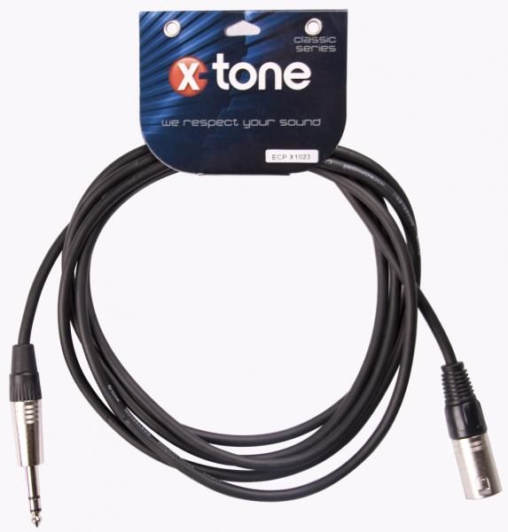 Kabel X-tone X1023 Jack M Stéréo / XLR M - 3m