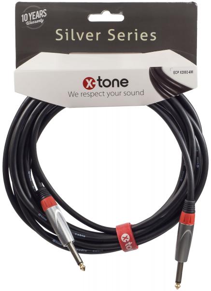 Kabel X-tone X2002-6M - Jack(M) 6,35 mono / Jack(M) 6,35 mono SILVER SERIES
