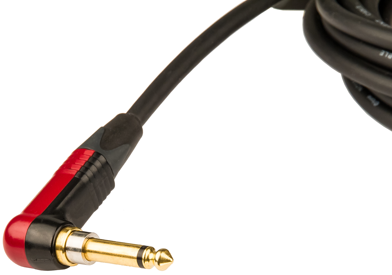 X-tone X3071-3 Instrument Cable Golden Neutrik Silent Droit/coude 3m - Kabel - Variation 2