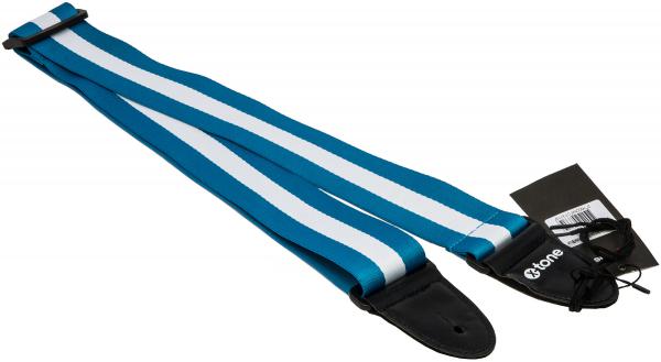Gitaarriem X-tone XG 3113 Nylon Guitar Strap Stripe - Blue & White