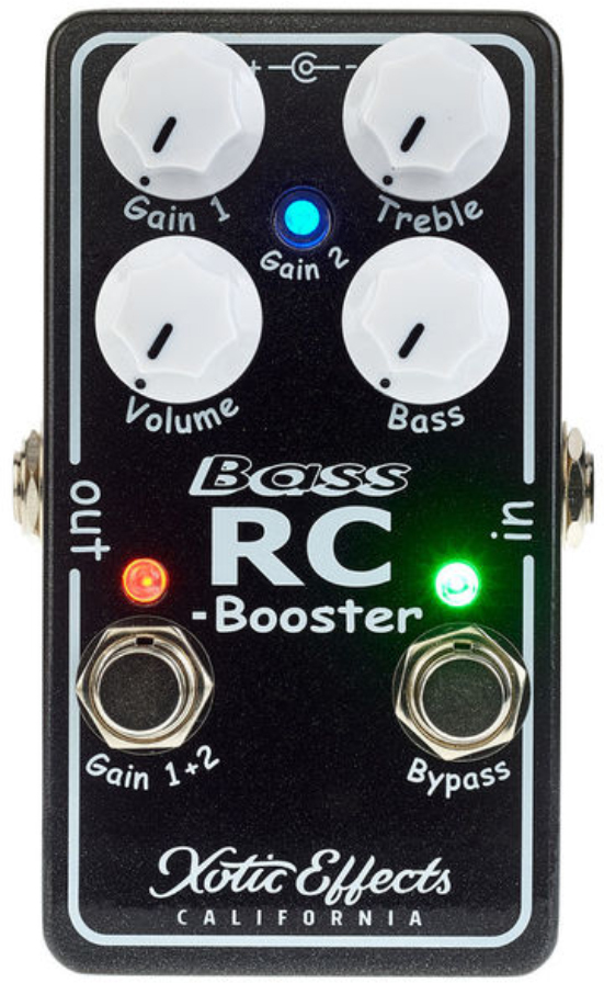 Xotic Bass Rc Booster V2 - Compressor/sustain/noise gate effectpedaal - Main picture