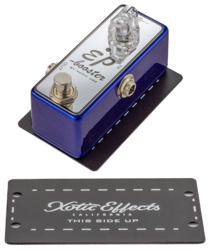 Xotic Ep Booster 15th Year Ann. Ltd Metallic Blue - Volume/boost/expression effect pedaal - Variation 3