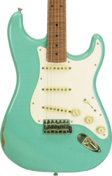 Elektrische gitaar in str-vorm Xotic California Classic XSC-1 Alder - Medium aging seafoam green