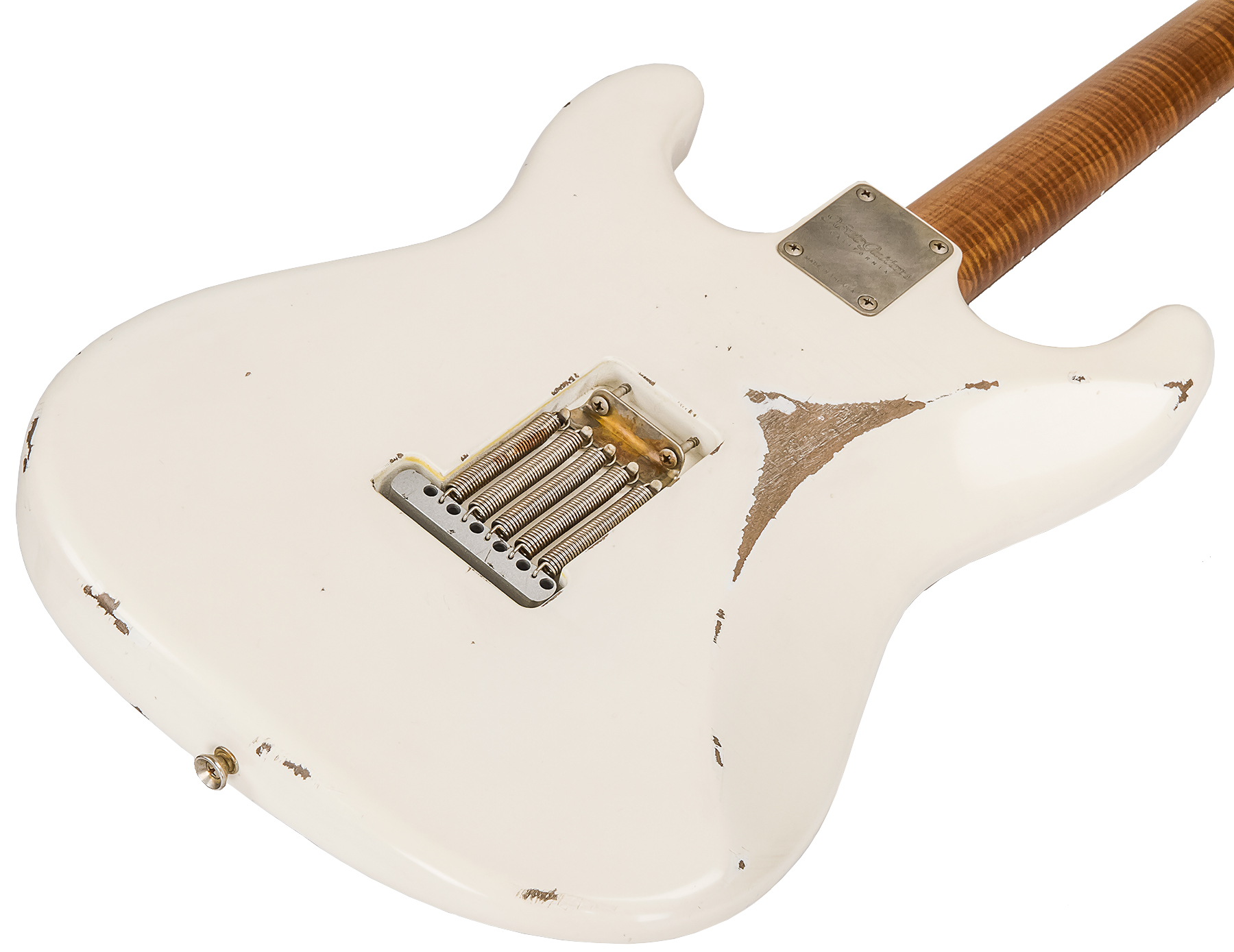 Xotic Xsc-1 Alder California Class 3s Rw #1624r - Heavy Aging Vintage White - Elektrische gitaar in Str-vorm - Variation 4