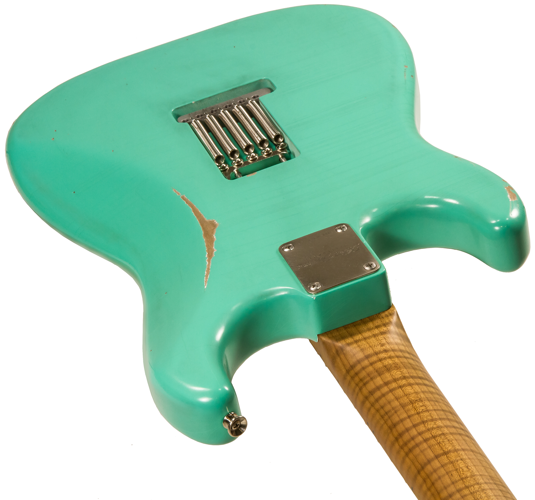 Xotic Xsc-1 Alder California Classic 3s Mn - Medium Aging Seafoam Green - Elektrische gitaar in Str-vorm - Variation 2