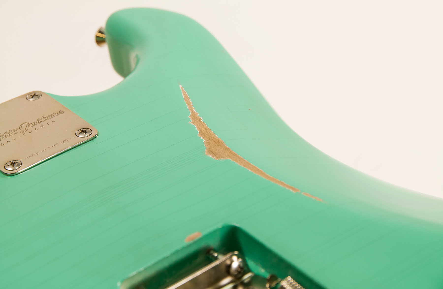 Xotic Xsc-1 Alder California Classic 3s Mn - Medium Aging Seafoam Green - Elektrische gitaar in Str-vorm - Variation 4