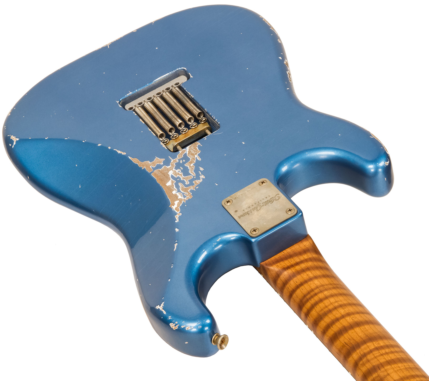 Xotic Xsc-2 Alder California Class Hss Rw #1628 - Heavy Aging Lake Placid Blue - Elektrische gitaar in Str-vorm - Variation 3