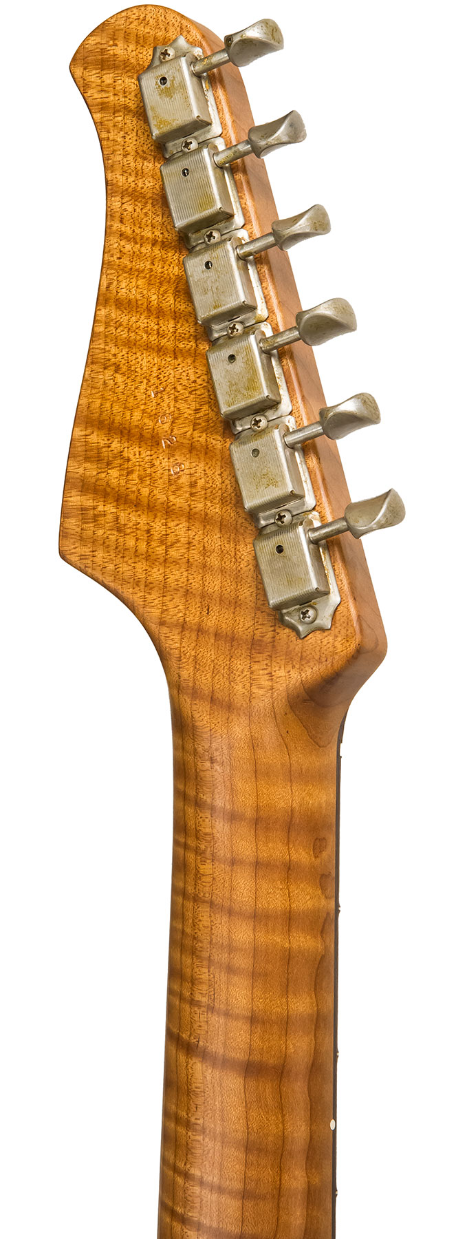 Xotic Xsc-2 Alder California Class Hss Rw #1628 - Heavy Aging Lake Placid Blue - Elektrische gitaar in Str-vorm - Variation 5