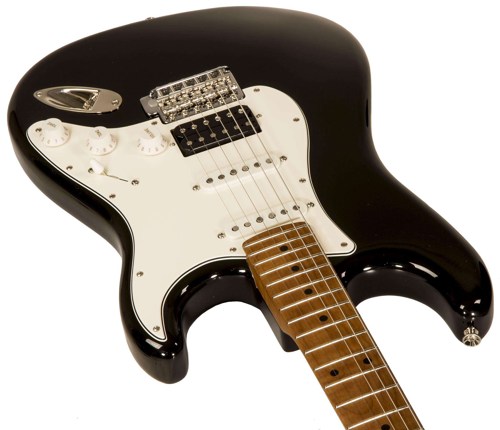 Xotic Xscpro-2 California Class Hss Mn #2113 - Light Aging Black - Elektrische gitaar in Str-vorm - Variation 1