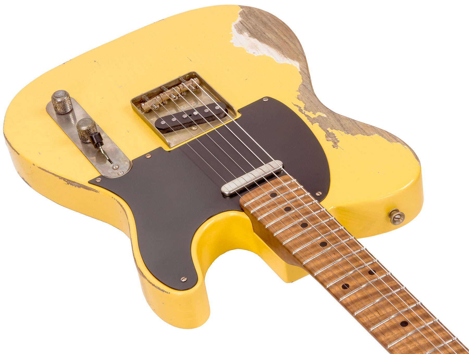 Xotic Xtc-1 Ash Master Grade California Class 2s Mn #1943 - Super Heavy Aging Butterscotch - Televorm elektrische gitaar - Variation 2