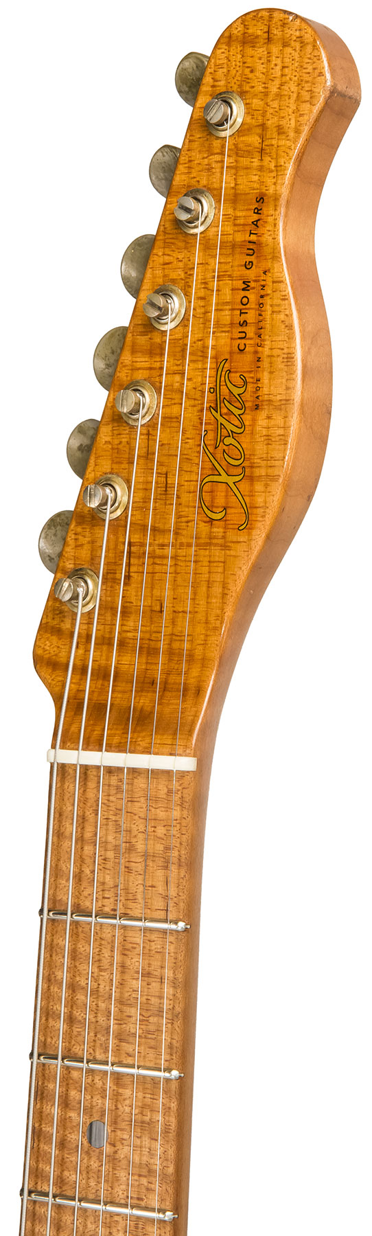 Xotic Xtc-1 Ash Master Grade California Class 2s Mn #1943 - Super Heavy Aging Butterscotch - Televorm elektrische gitaar - Variation 4