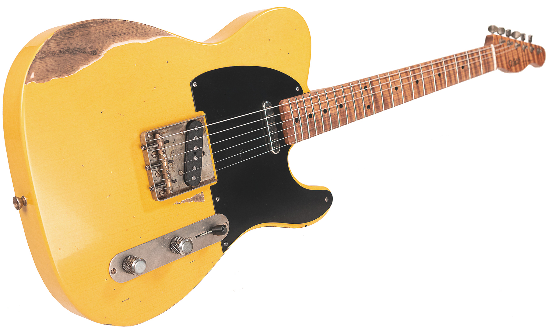 Xotic Xtc-1 Ash California Class 2s Mn #1619 - Heavy Aging Butterscotch - Televorm elektrische gitaar - Variation 2
