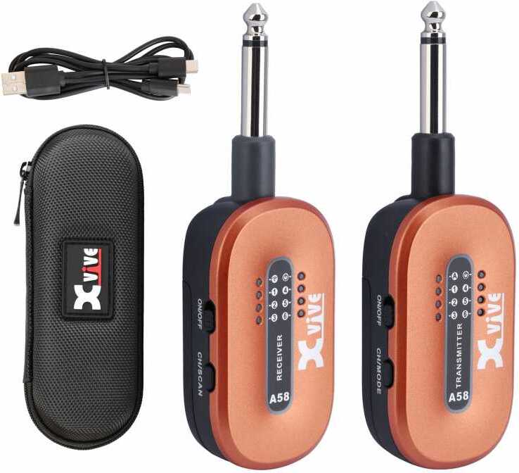 Xvive A58 Orange - Draadloze instrumentmicrofoon - Main picture