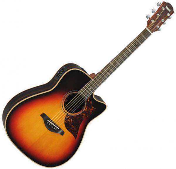 Elektro-akoestische gitaar Yamaha A1R - Vintage sunburst
