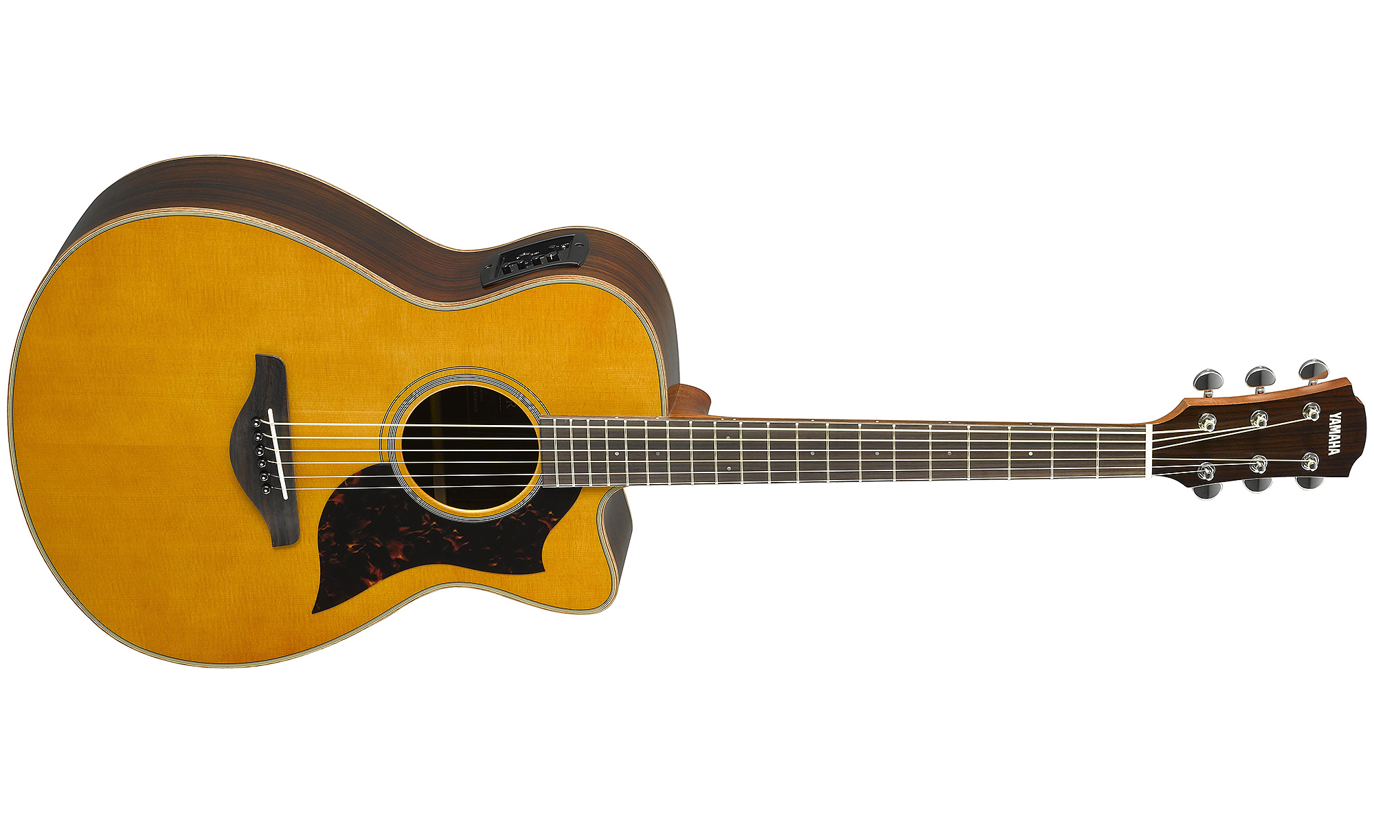 Yamaha Ac1r Ii Vn Concert Cw Epicea Palissandre 2017 - Vintage Natural - Elektro-akoestische gitaar - Variation 1