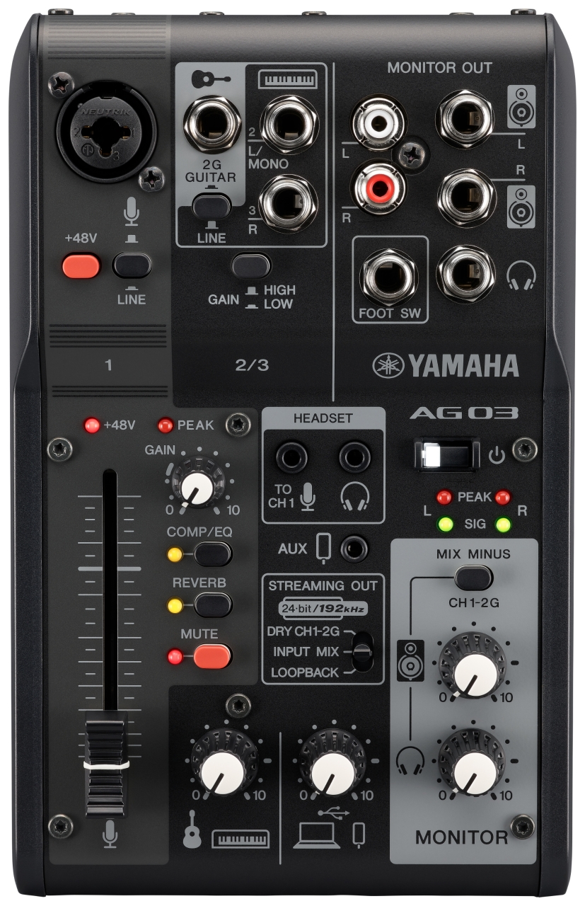 Yamaha Ag03mk2 B - Analoge Mengtafel - Variation 2