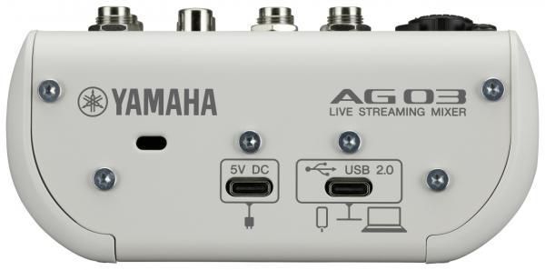 Analoge mengtafel Yamaha AG03MK2 W