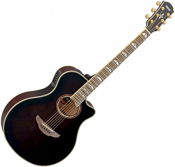 Elektro-akoestische gitaar Yamaha APX1000 - Mocha black