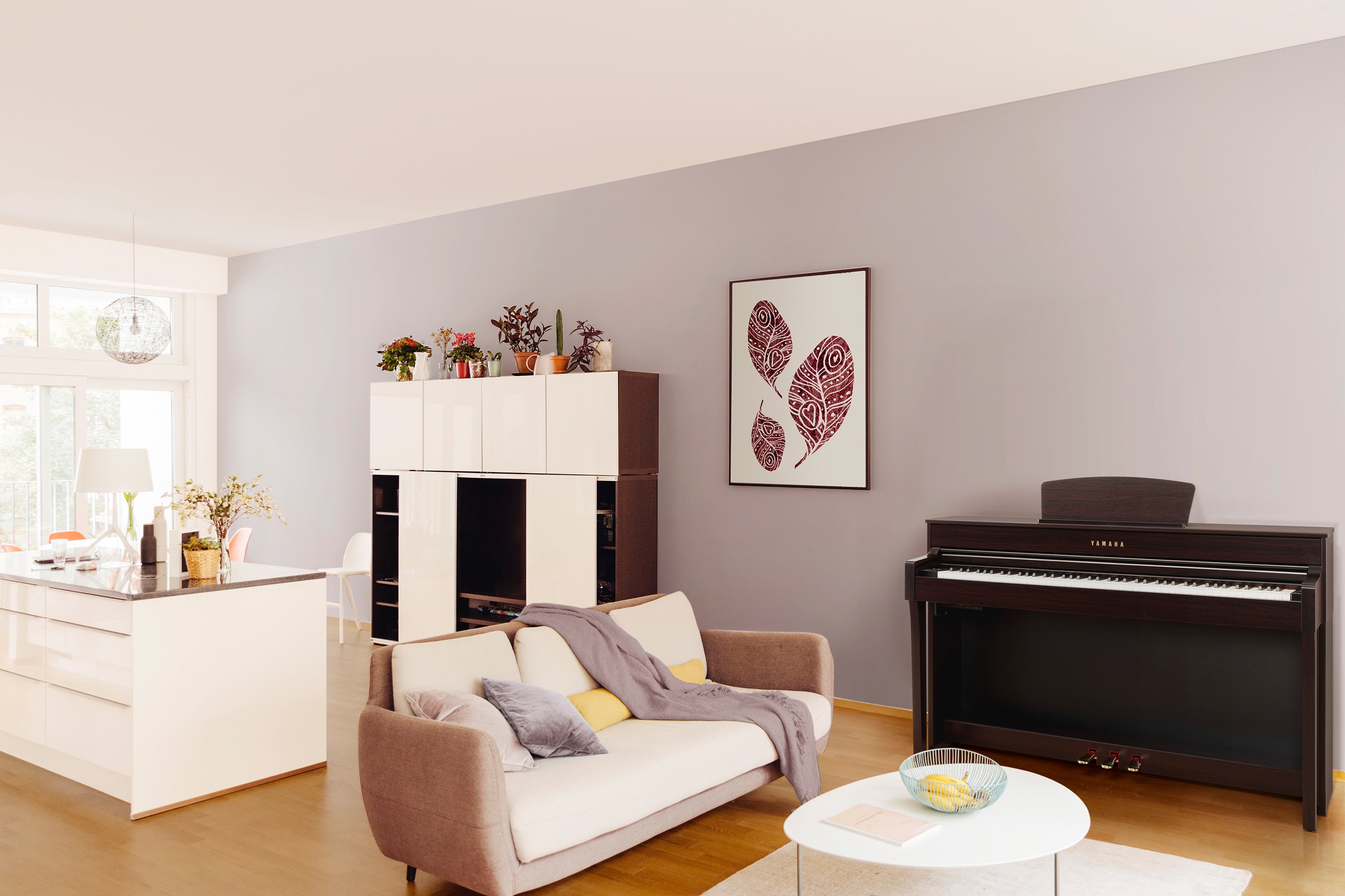 Yamaha Clp-645 - Rosewood - Digitale piano met meubel - Variation 2