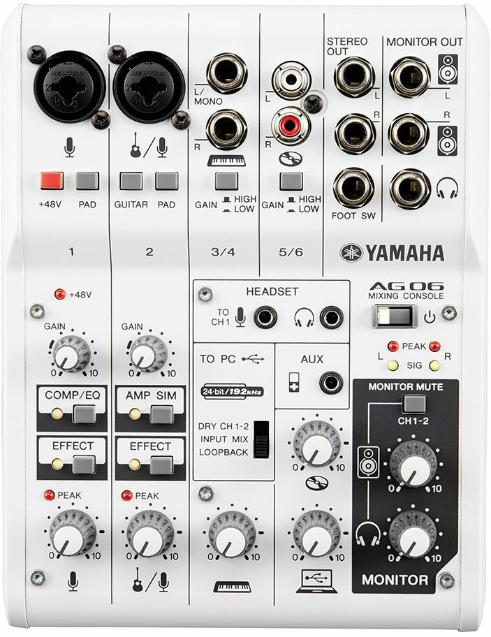 Yamaha Ag06 - Analoge Mengtafel - Main picture