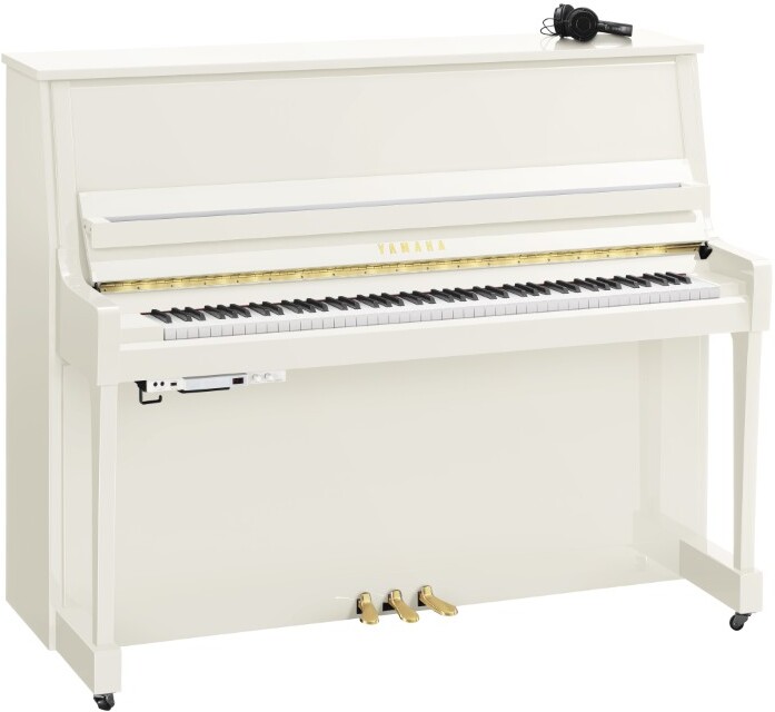 Yamaha B30 Pwh Silent Piano - Rechte piano - Main picture