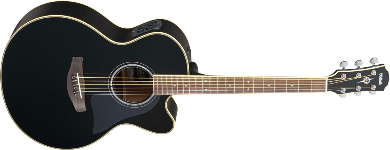 Yamaha Cpx 700 Ii - Black - Elektro-akoestische gitaar - Main picture