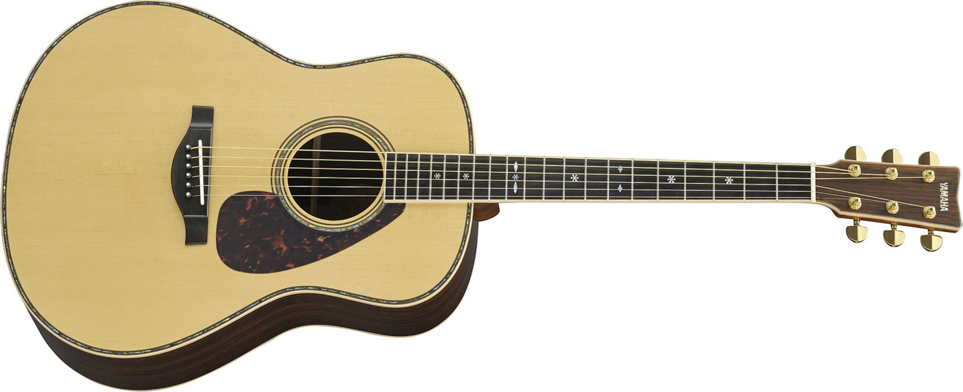 Yamaha Custom Shop Ll36 Are Japon Dreadnought Epicea Palissandre - Natural - Elektro-akoestische gitaar - Main picture