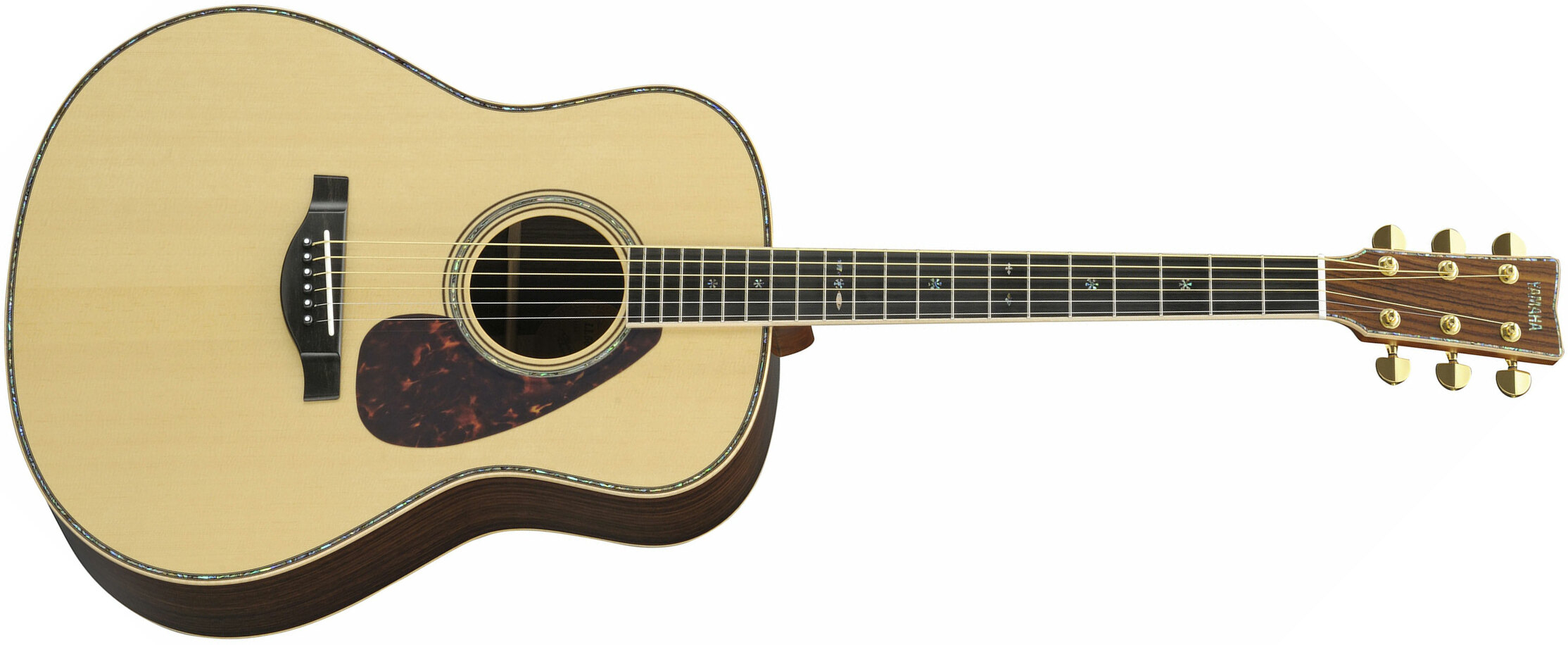 Yamaha Custom Shop Ll56 Areii Dreadnought Epicea Palissandre Eb - Natural - Elektro-akoestische gitaar - Main picture