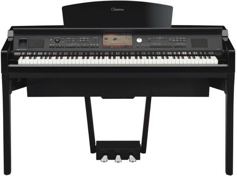 Yamaha Cvp-709pe - Laqué Noir - Digitale piano met meubel - Main picture