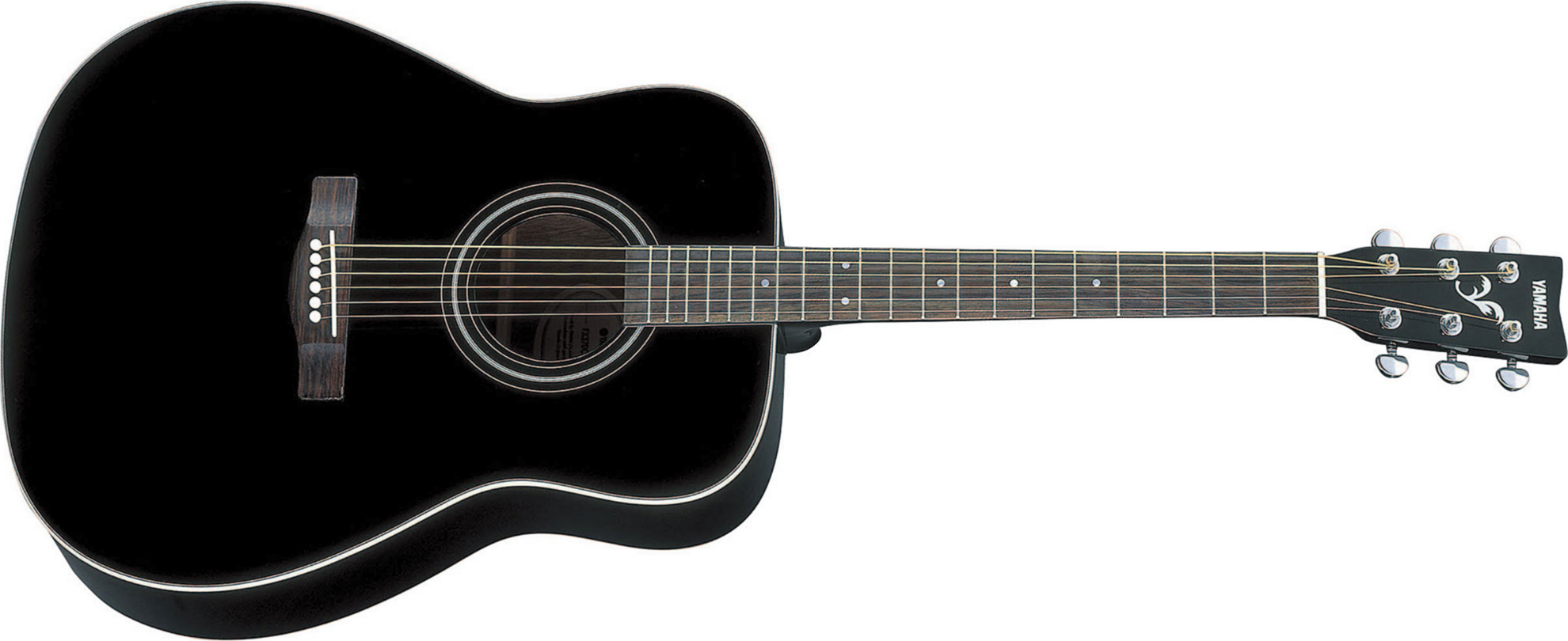 Yamaha F370 Bl Dreadnought Epicea Nato 2016 - Black - Westerngitaar & electro - Main picture