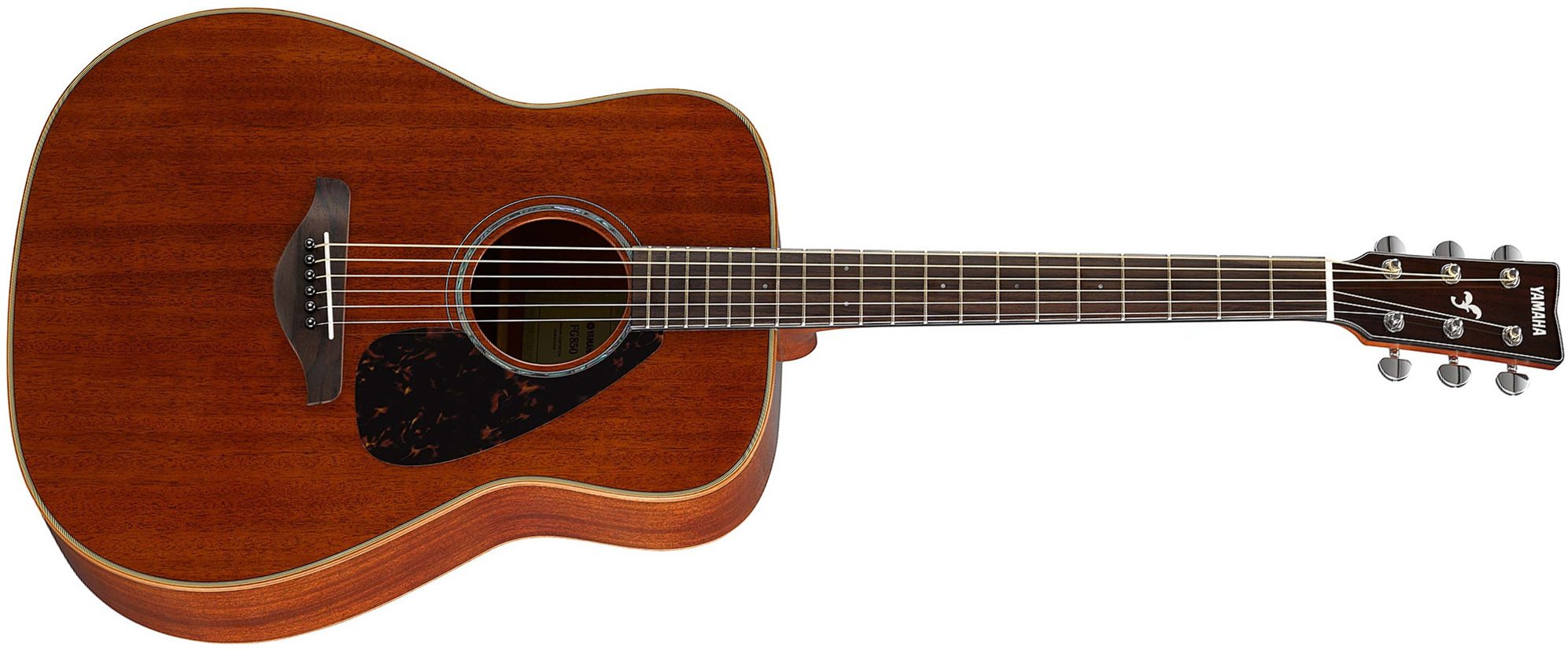 Yamaha Fg850 Nt Dreadnought Tout Acajou 2016 - Natural Gloss - Westerngitaar & electro - Main picture