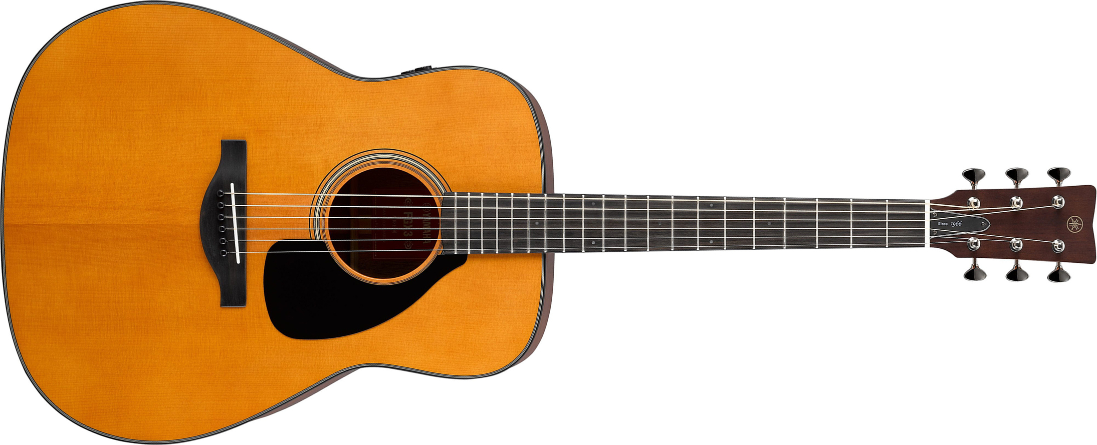 Yamaha Fgx3 Red Label Dreadnought Epicea Palissandre Eb - Heritage Natural - Westerngitaar & electro - Main picture