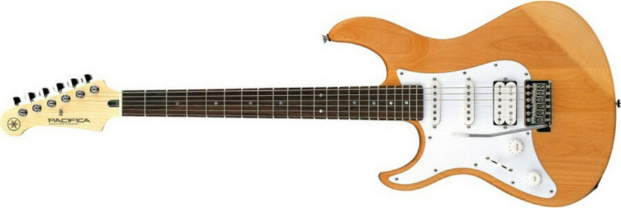Yamaha Pacifica 112jl - Yellow Natural Satin - Linkshandige elektrische gitaar - Main picture
