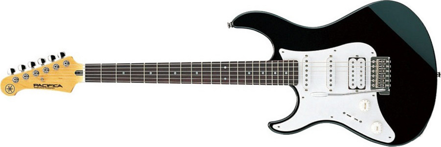 Yamaha Pacifica 112jl Gaucher - Black - Linkshandige elektrische gitaar - Main picture