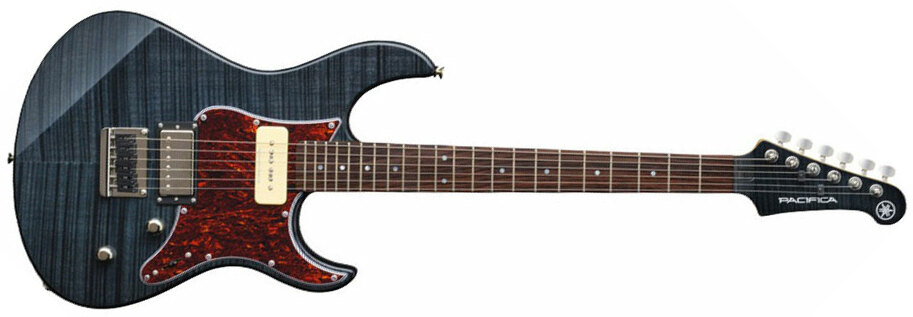 Yamaha Pacifica Pac611hfm Tbl Rw - Translucent Black - Elektrische gitaar in Str-vorm - Main picture