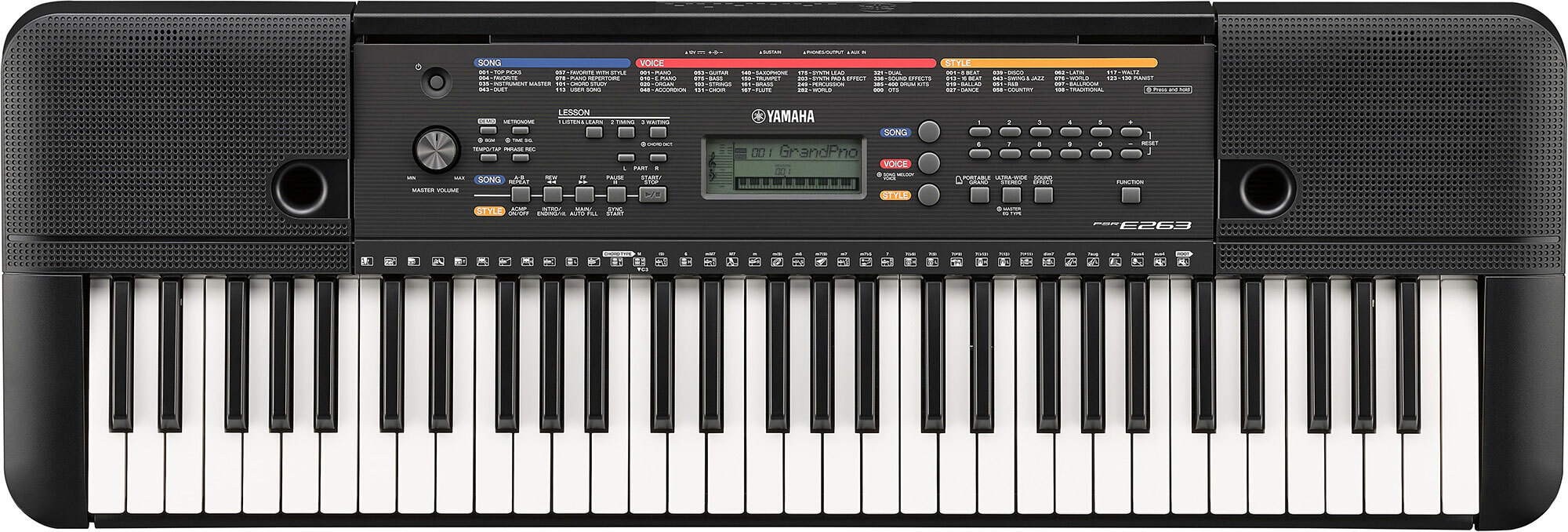 Yamaha Psr-e263 - - Entertainerkeyboard - Main picture